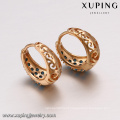 93402 xuping latest fashion hoop copper alloy earring for girls in China wholesale